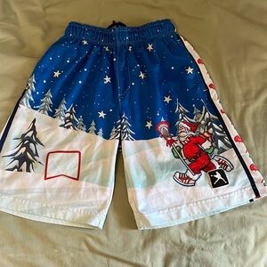 Lacrosse Unlimited “Merry Laxmas” shorts Youth Medium